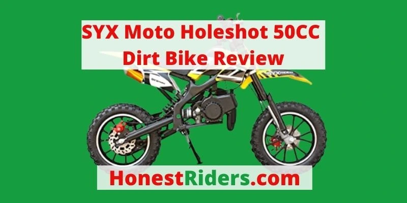 SYX moto holeshot 50cc dirt bike review