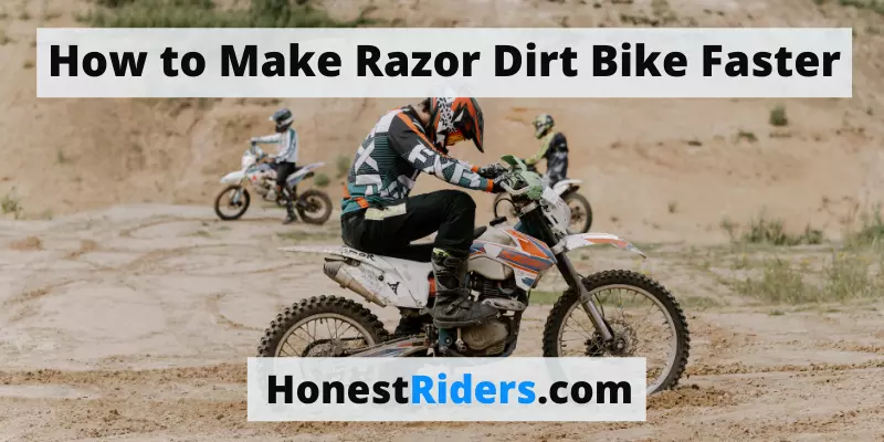 How to Make Razor Dirt Bike Faster